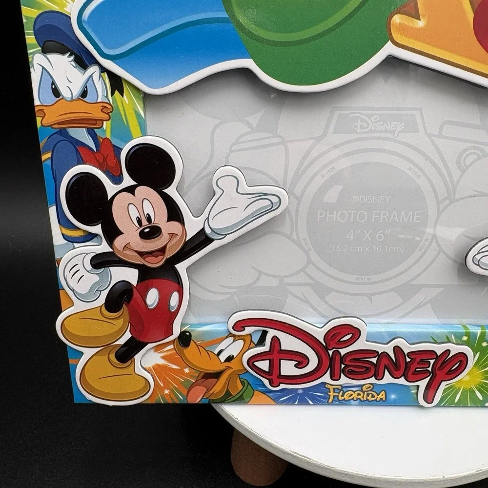 2015 Disney‎ 4x6 Picture Frame Jerry Leigh - Mickey, Goofy, Donald, Minnie